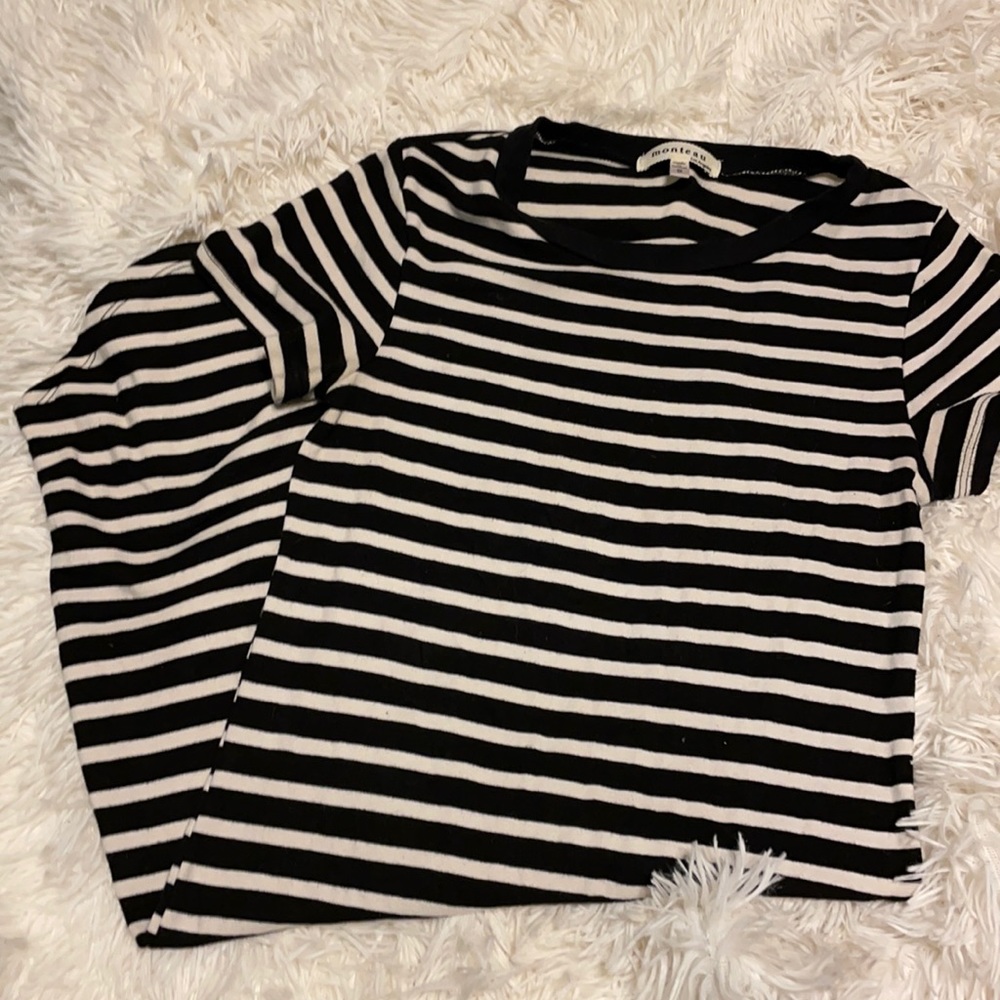 Black and White stripped Tight dress